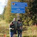 My family on a fishing  holiday in Lappland - Lomtrask. I