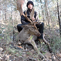 Guiding a mate on his first ever deer 