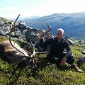 Trophy reindeers and red stag. Atlantic salmon fishing